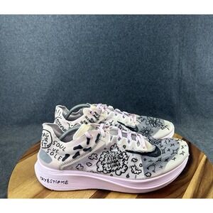Nike Men's Nathan Bell x Zoom Fly SP Doodles Pink Athletic Running Shoes 13